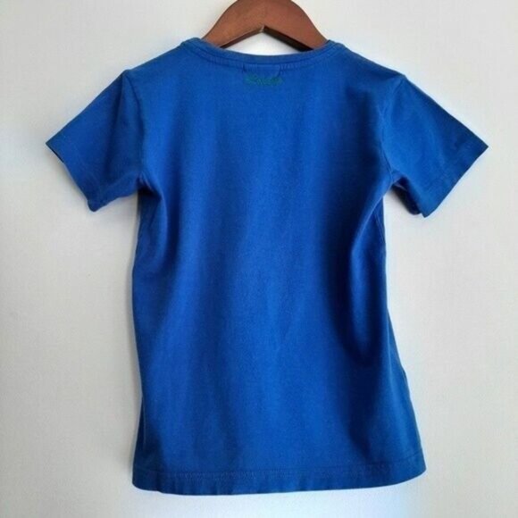 LACOSTE Short Sleeve T-Shirt Blue Crewneck Tee Kids Sz 6 - Picture 6 of 10